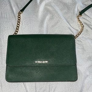 Michael Kors Green Crossbody Purse